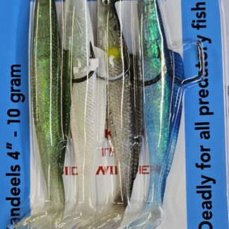 Sidewinder 4" Bass pack lures.